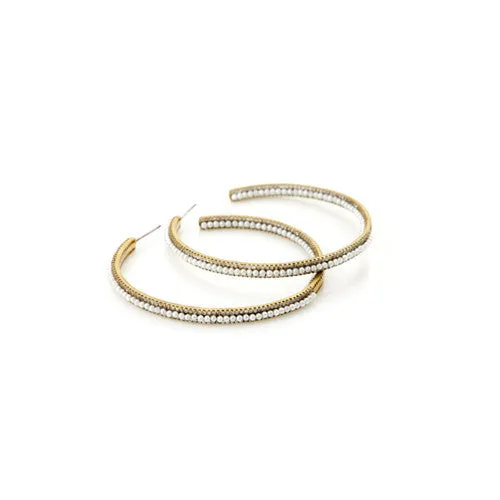 Ice and Water Hoop Earrings