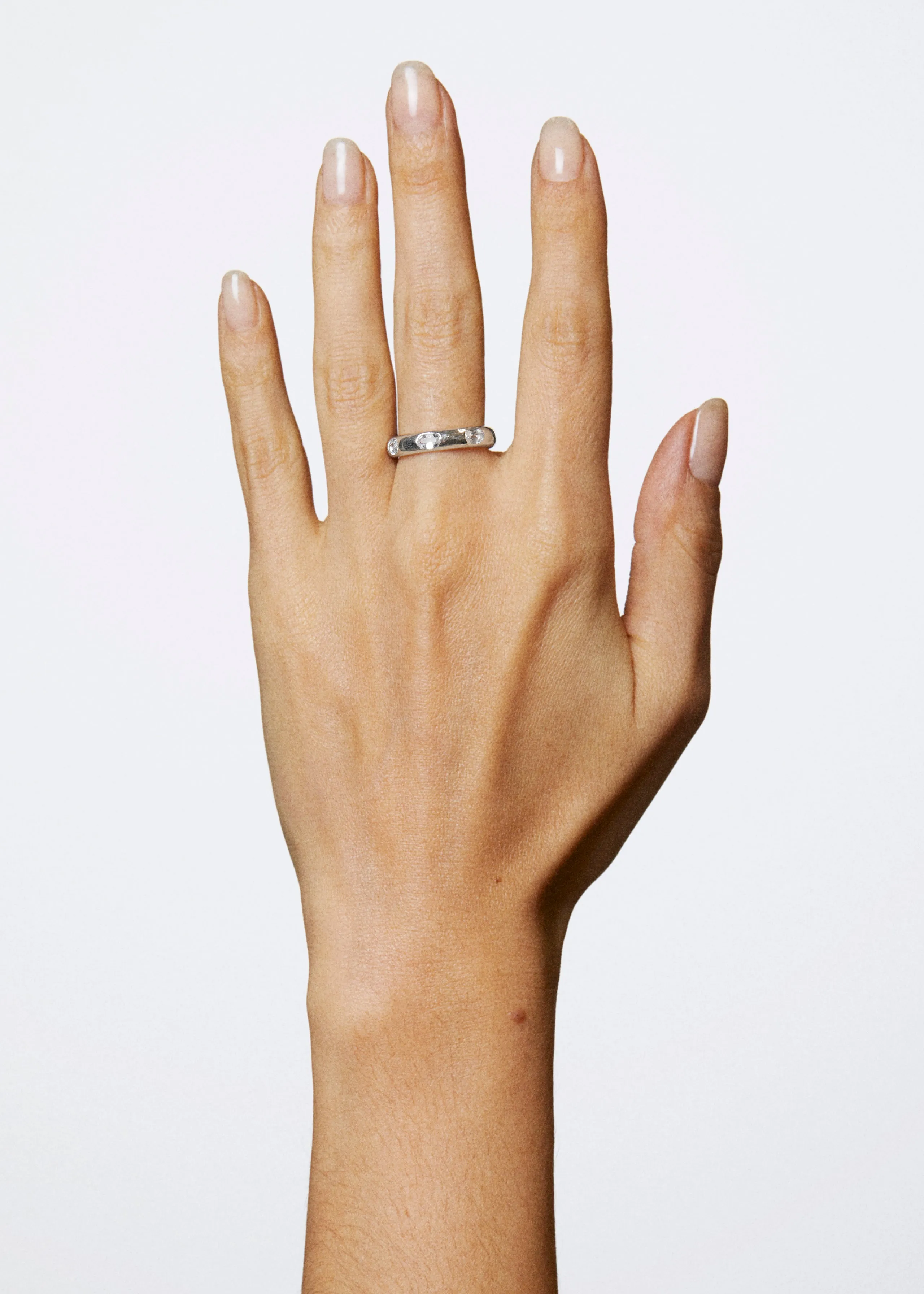 Orbital Ring in Sterling Silver - Lapis